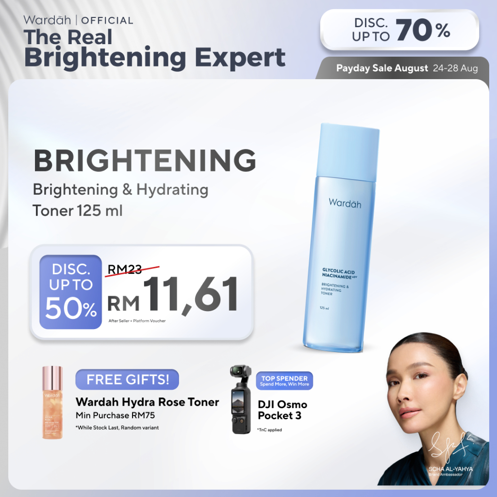 Wardah Brightening & Hydrating Toner 125 ml