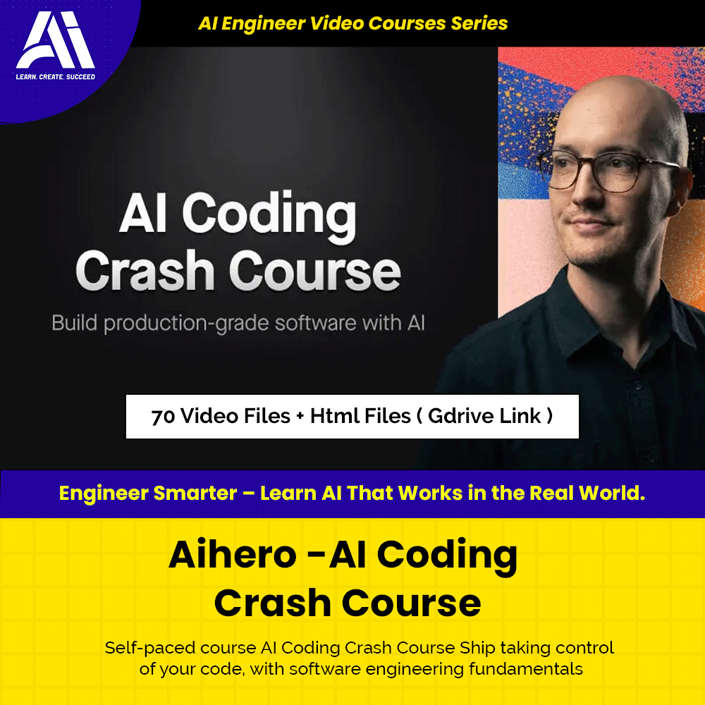 Ai Vibe Coding Video Courses - AI Coding Crash Course 2026 | Video Tutorial | Video Lessons