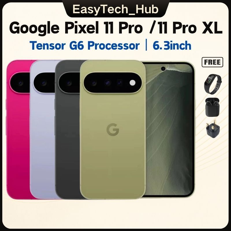 Google Pixel 11 Pro XL / Google Pixel 11 Pro / Google Pixel 11 6.3″ 120Hz OLED Display | Gemini, Pixel Screenshots