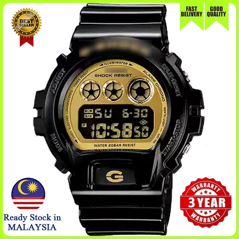 [Malaysia Stock] DW6900 GA110 Petak Shock Men Women Unisex Kid Watch Watches Jam Tangan Lelaki Perempuan