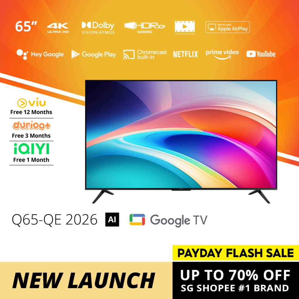 PRISM+ Q65 2026 Q-Series | 4K AI Google TV | 65 inch 2026 Model