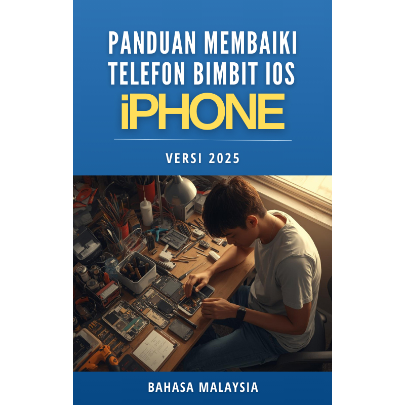 (eBook) Panduan Membaiki iPhone, Repair Handphone, Mudah & Jimat.