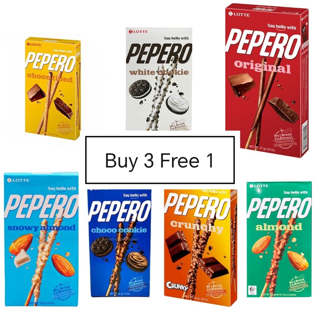 Lotte Pepero Chocolate Stick Cookie 32g [Clearance buy 3 free 1]