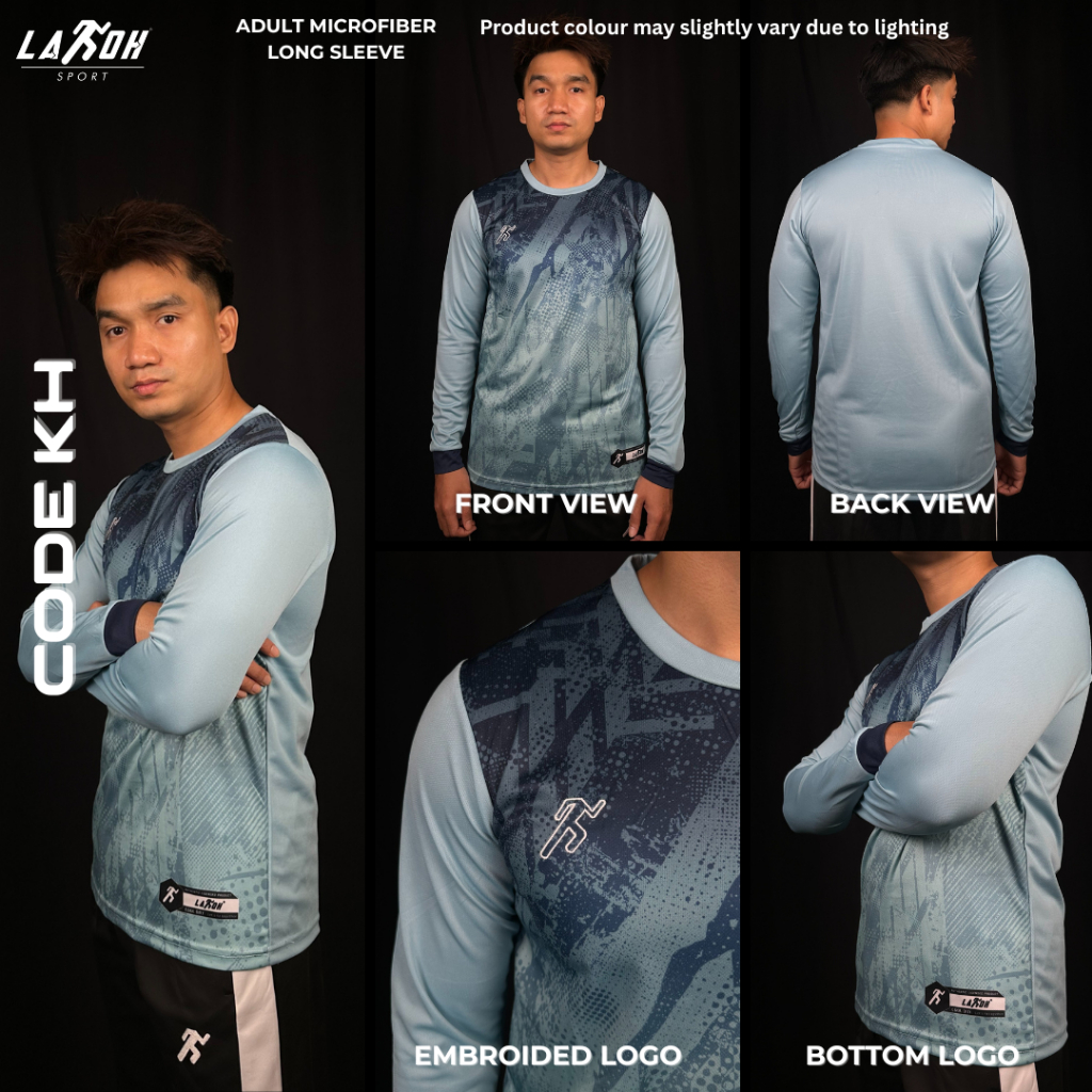 LAKOH (KH) Family Set Long Sleeve Muslimah Jersi Family Custom Nama Nombor/ Family Day/ Nameset