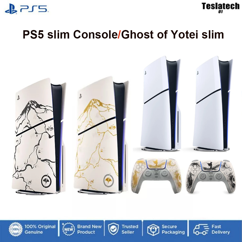 【Ready stock】Sony Playstation5 PS5 Slim 1TB game console Digital optical drive UHD 8K TV  Malaysia Warranty