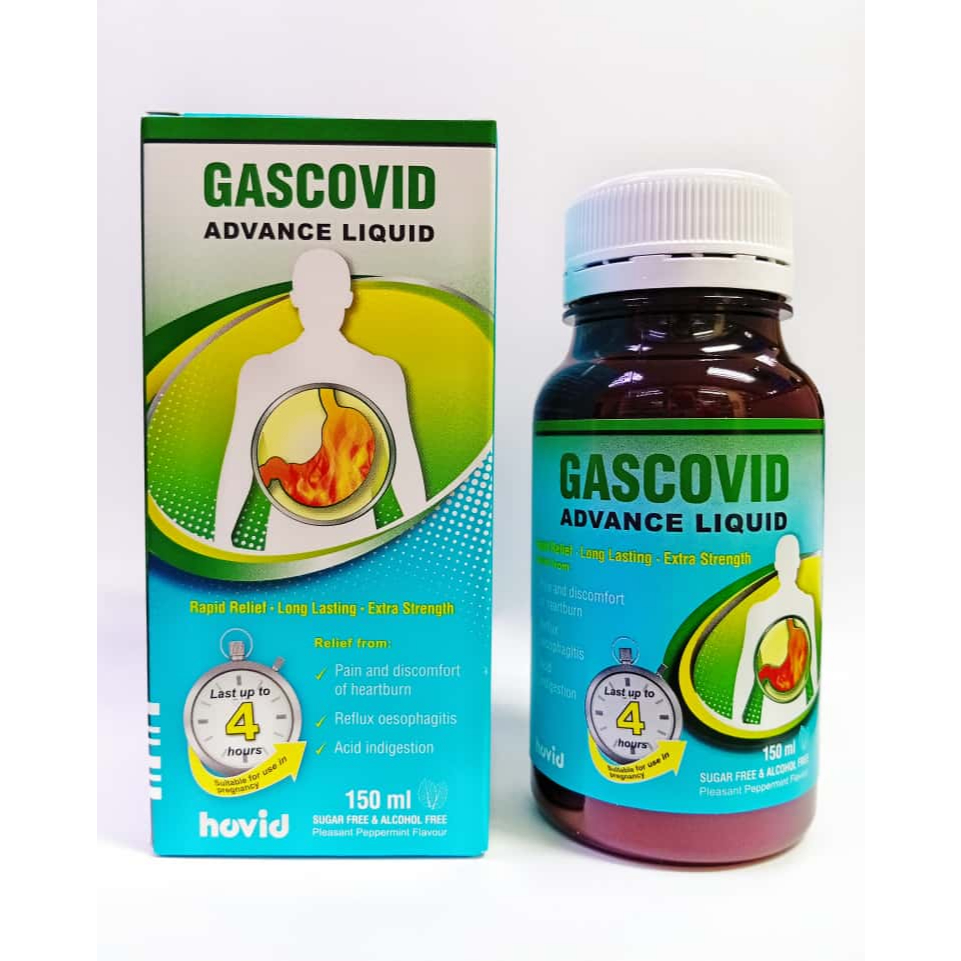 Gascovid Advance Liquid 150ml (Gascon) EXP05/2027 Alternative to Gaviscon  5.0