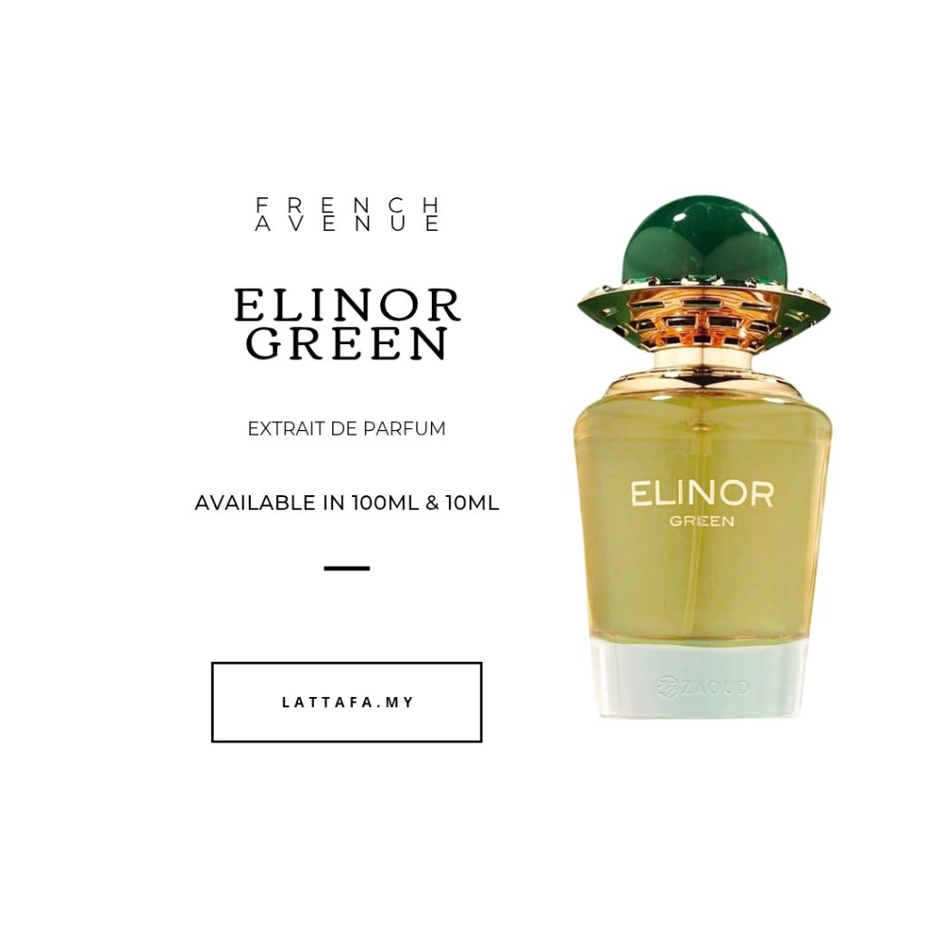 French Avenue Elinor Green l Eau De Parfum l Woman 100ml & 10ml