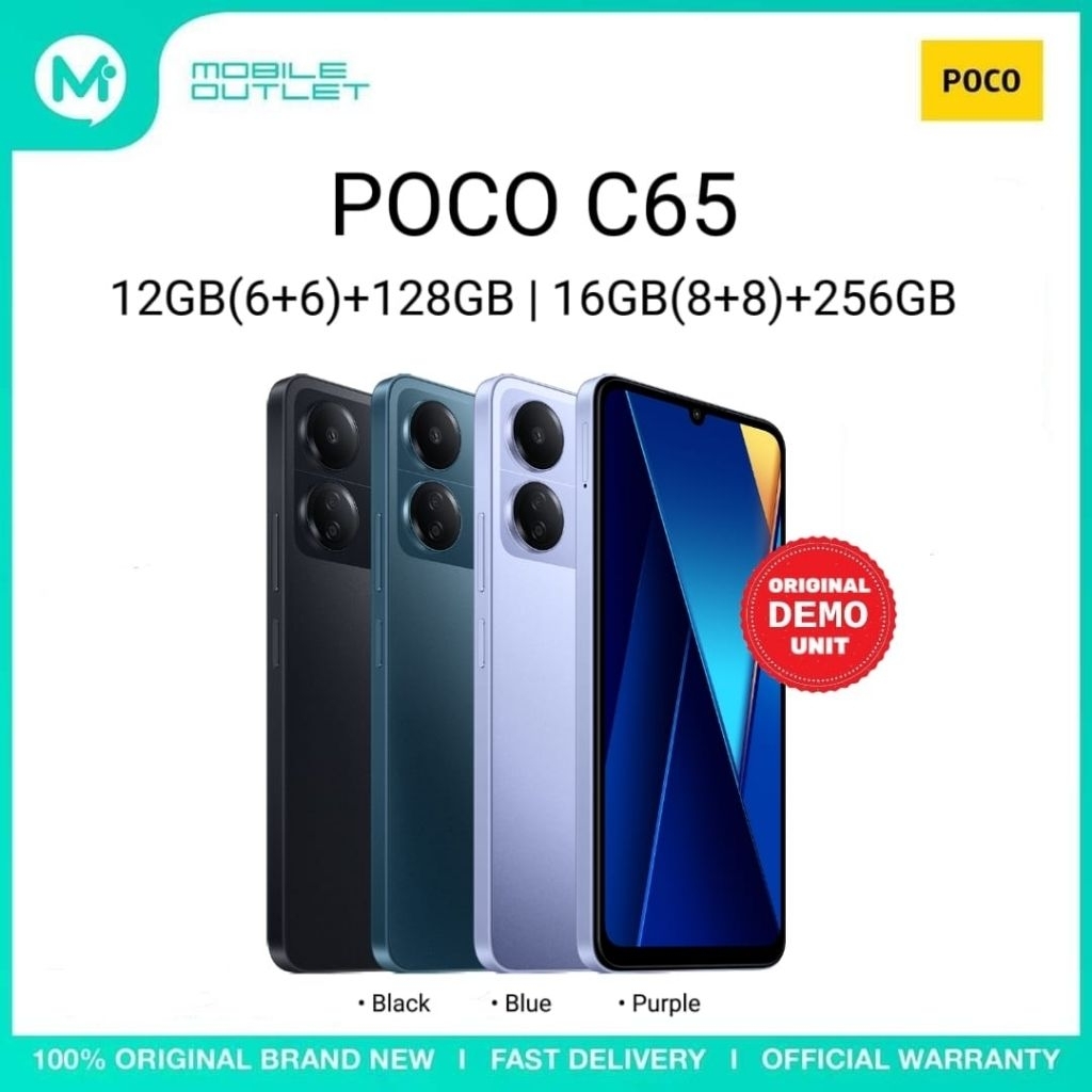 POCO C65 * 12GB(6+6)+128GB/16GB(8+8)+256GB (Demo Unit)