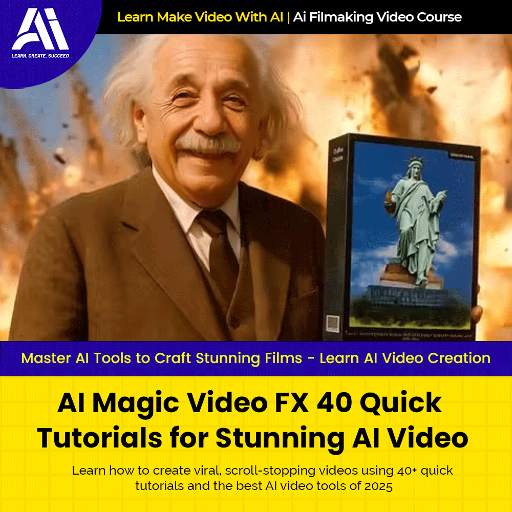 Video Course - AI Magic Video FX 40 Quick Tutorials for Stunning AI Video |  Ai Make Video | Make Video With AI