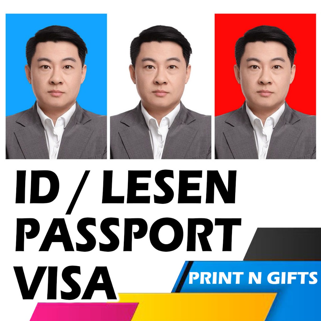 (Fast Shipping) Gambar Passport / Lesen / Umrah / Visa ( Free Background Edit ) 护照照片 (免费换背景)