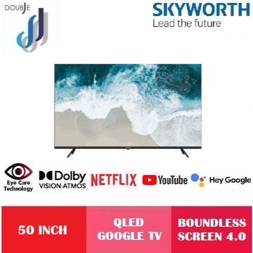 Skyworth 50/55/65" SUE8100 4K QLED Eye Care Series Google TV