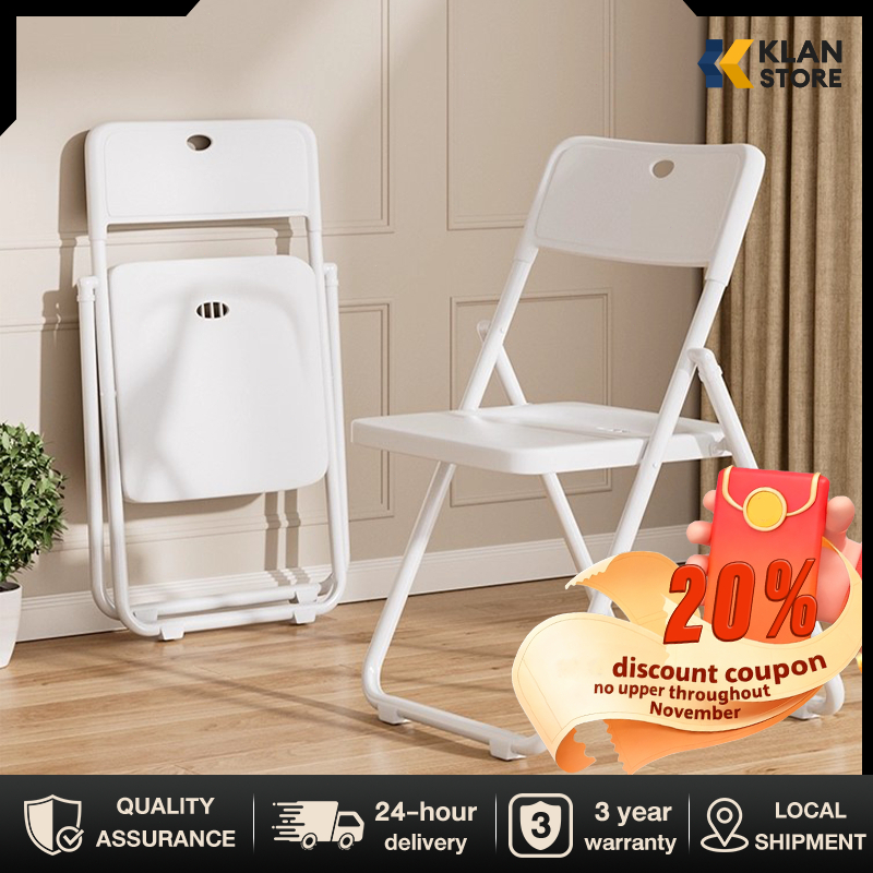 K-Folding Chair Kerusi Lipat Ergonomic Design Portable Lightweight Kerusi Lipat Mudah Alih Meeting Office Chair 折叠椅