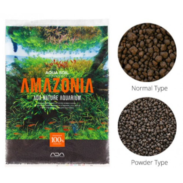 ADA Aqua Soil Amazonia Powder Type Aquarium Substrate (1L Loose Pack)