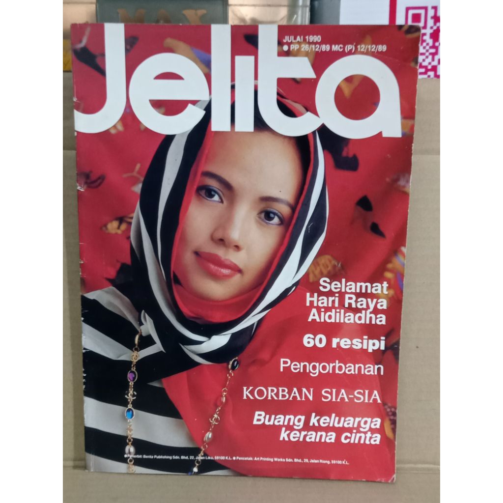 Majalah JELITA Magazine Julai 1990