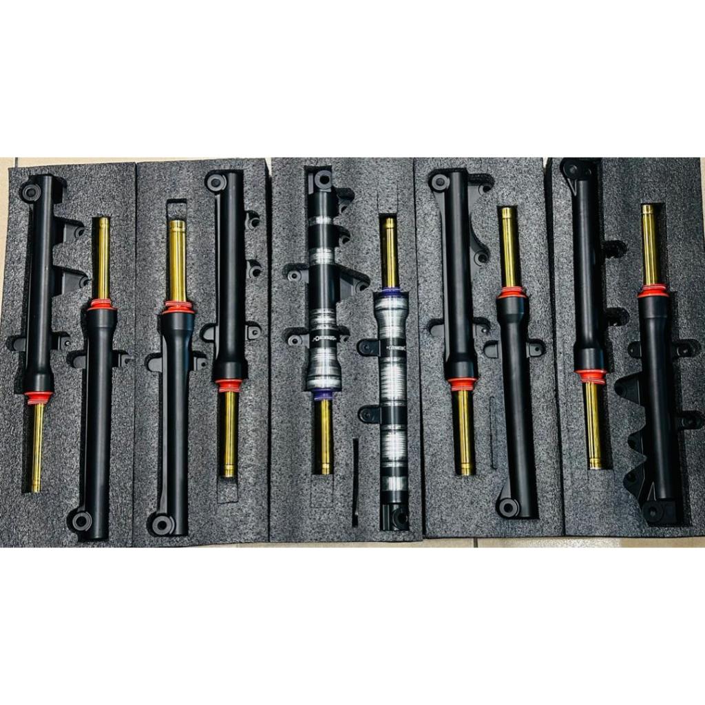 [READY STOCK] HYPERTECH Heavy Duty Front Fork Set –FORK SET DEPAN Gold Inner Tube (Y15ZR / Y16ZR / NVX / NMAX / LC135)
