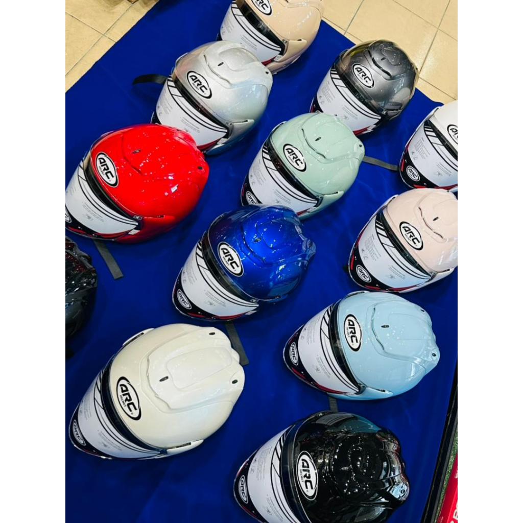 [ORIGINAL] ARC Ritz Plain Helmet – SIRIM Approved | Open Face | Lightweight & Comfortable