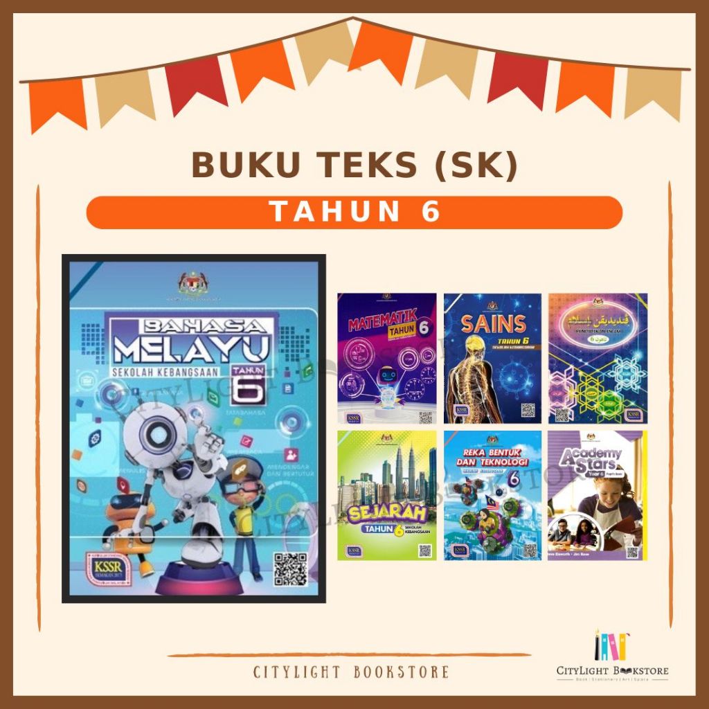 [CITYLIGHT] Textbook: Buku Teks Tahun 6 / Year 6 SK KSSR - Academy Star