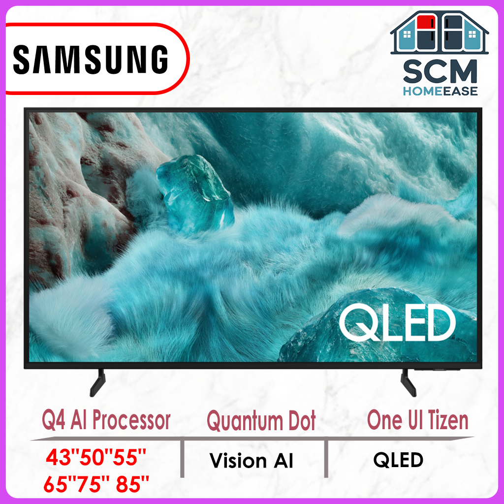 Samsung 2025 Q7F Series 43" / 50" / 55" / 65" / 75" / 85" QLED 4K Visio AI TV
