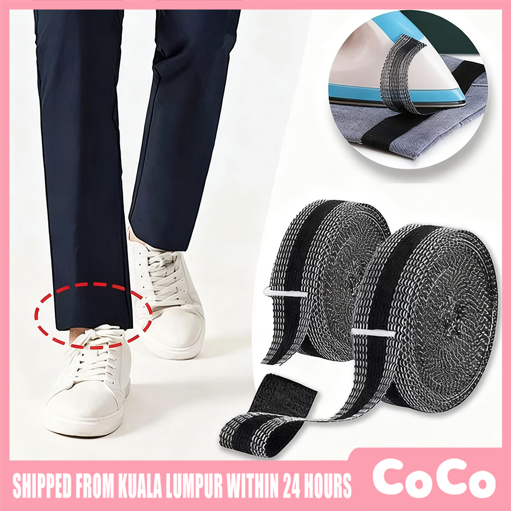 Hemming Tape for Pants & Jeans - No-Sew Iron-On Shortening Sticker (Clothing Length Modification)