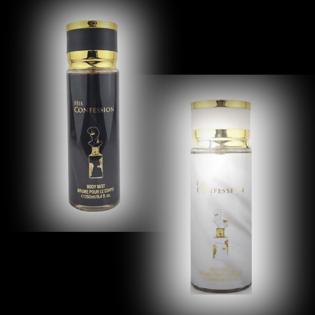 250ML Body Mist Perfume Arab Fragrance Mist Murah Perfume Confession his/her