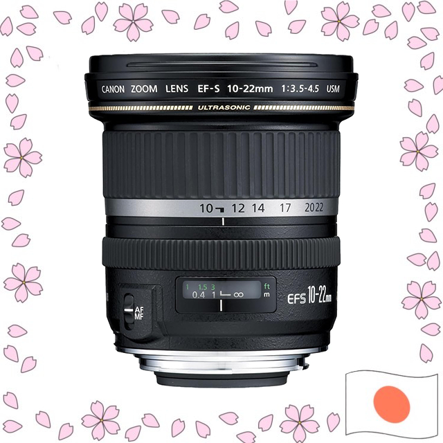 Canon EF-S 10-22mm f/3.5-4.5 USM Ultra-Wide Zoom Lens for APS-C - USED【Directly shipped from Japan】