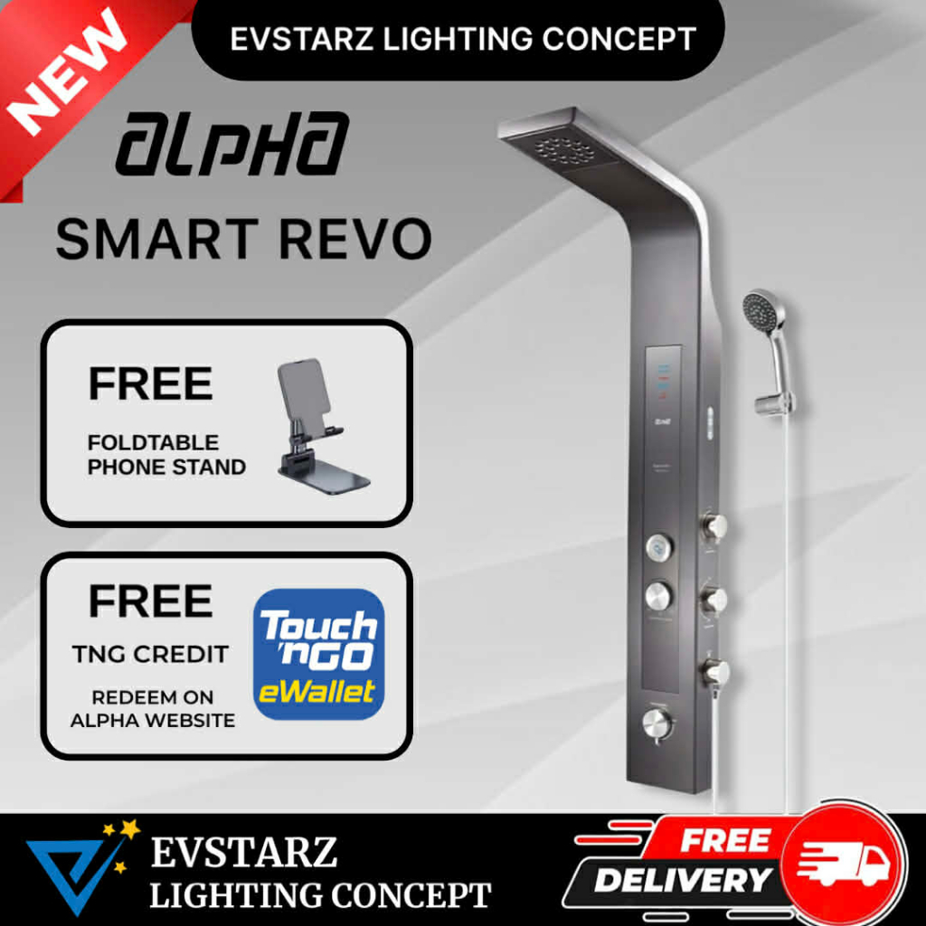 ALPHA SMART REVO i DC Pump or Non Pump Instant Water Heater