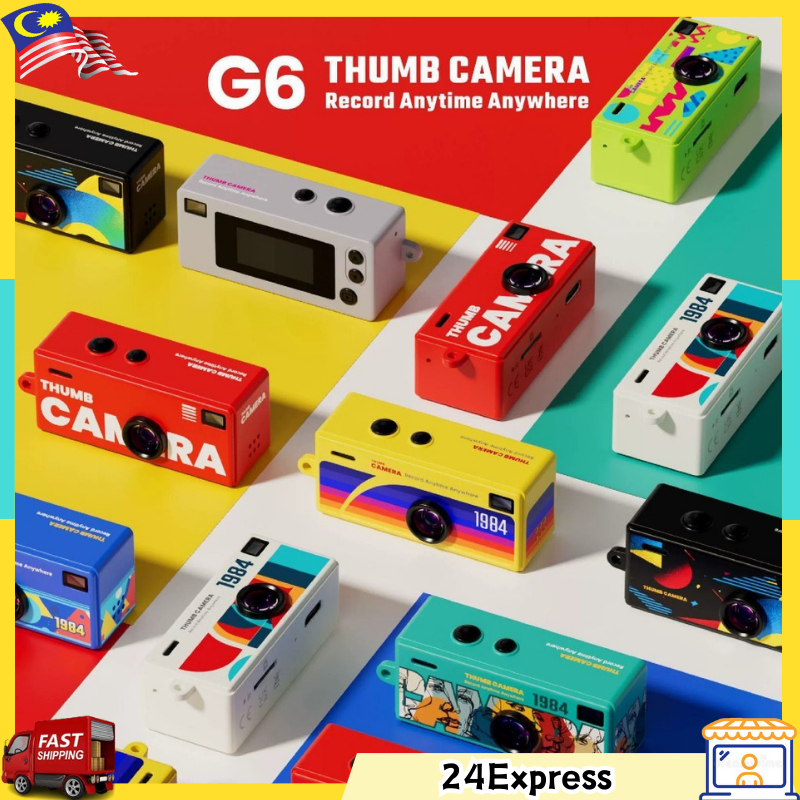 1080P Retro Mini Digital Camera | Pocket Camera for Travel, Video & Photo | TF Card Compatible