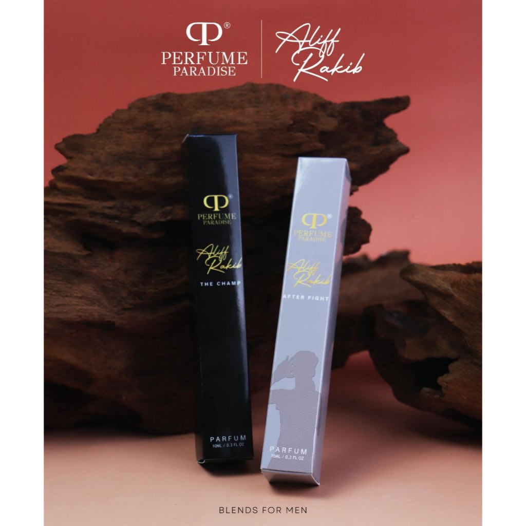 Perfume Paradise Aliff Rakib After Fight & The Champ For Him Azam Xpura Titan 10ml & 30ml