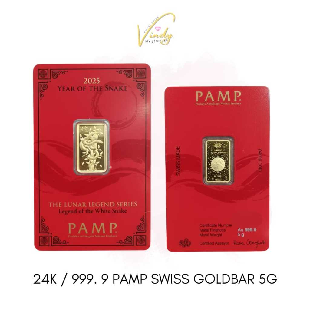 VINDYMY 999.9 GOLDBAR SNAKE YEAR 2025 5G