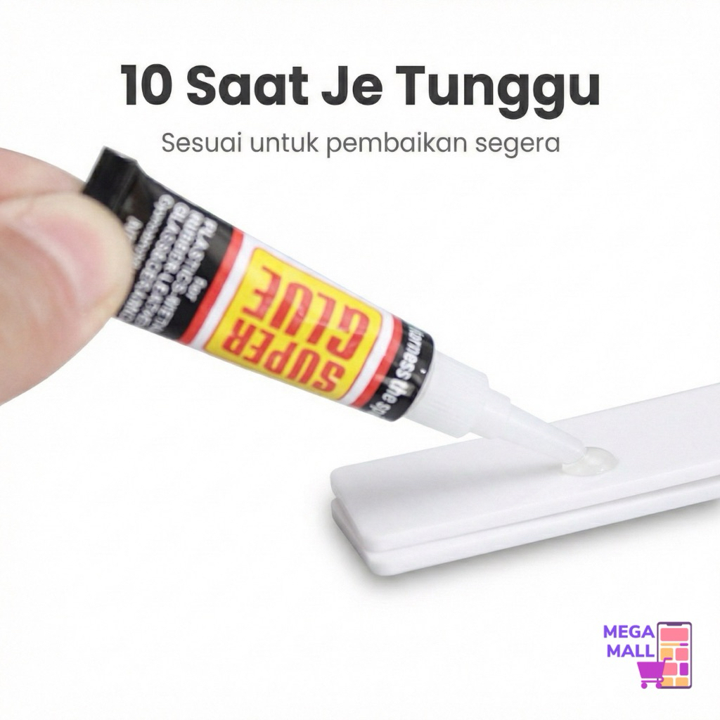 Gam 3 second glue Elephant Super Glue Super Strong Glue Adhesive Shoes Cabinet Glue Gam Gajah
