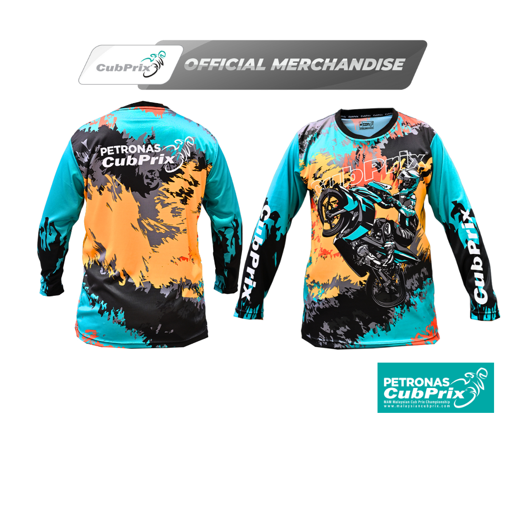 PETRONAS Cub Prix Official Merchandise Long Sleeve Sublimation Jersey