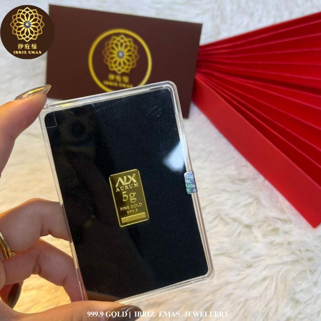 IBRIZ Jewellery 5G Emas 999.9 Gold Bar Gift For Men 999.9 Gold&hellip;