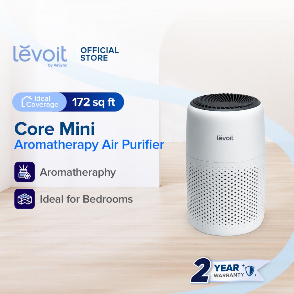 Levoit Core Mini Portable Desktop Air Purifier With Fragrance Minimalist Diffuser Aromatherapy / 2Y Warranty