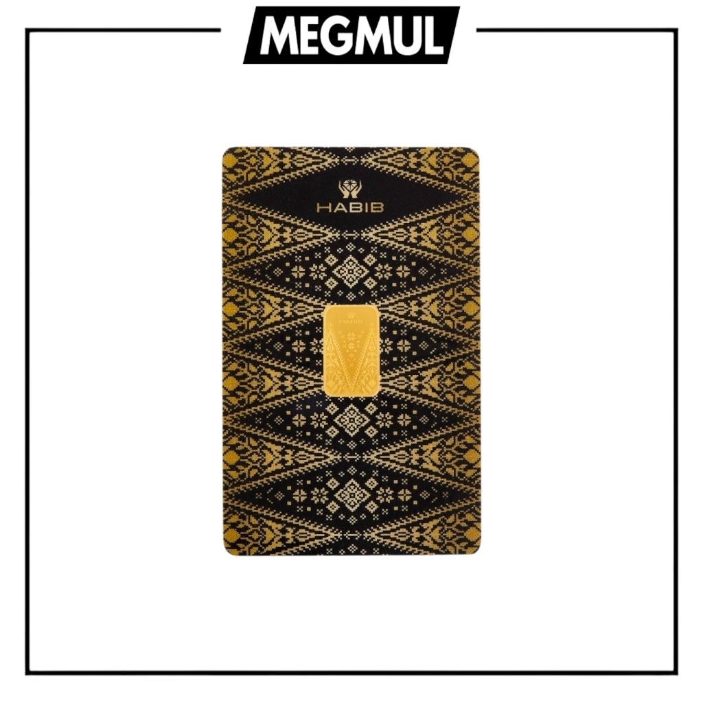 HABIB 2.5g 999.9 Gold Bar (Songket Collection) New Designs 2026