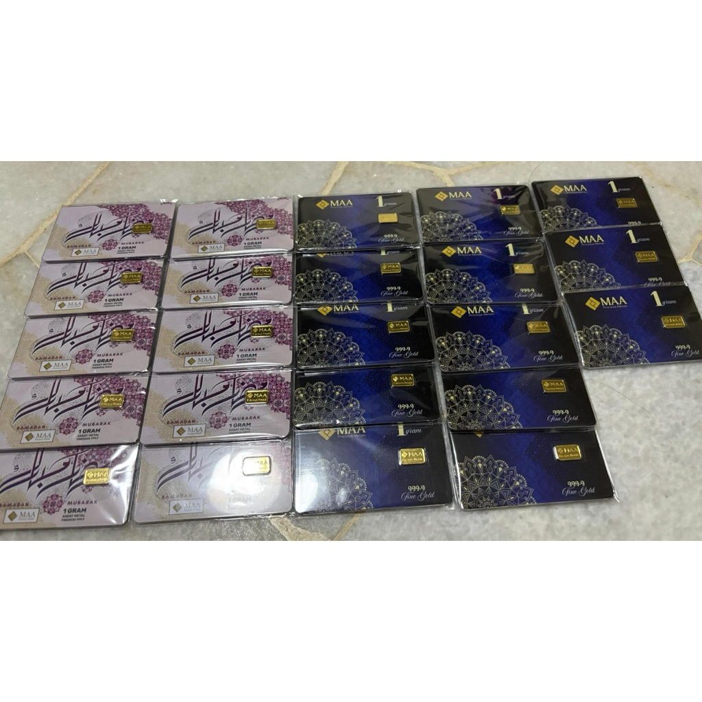 MAA GOLD BAR 1G EMAS 999.9