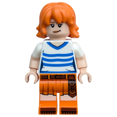 op005 LEGO One Piece Nami - White Shirt