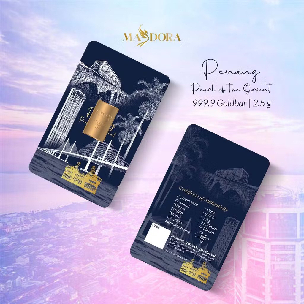 MASDORA 999.9 Gold Bar 2.50GM ~ Penang | Pearl of the Orient&hellip;