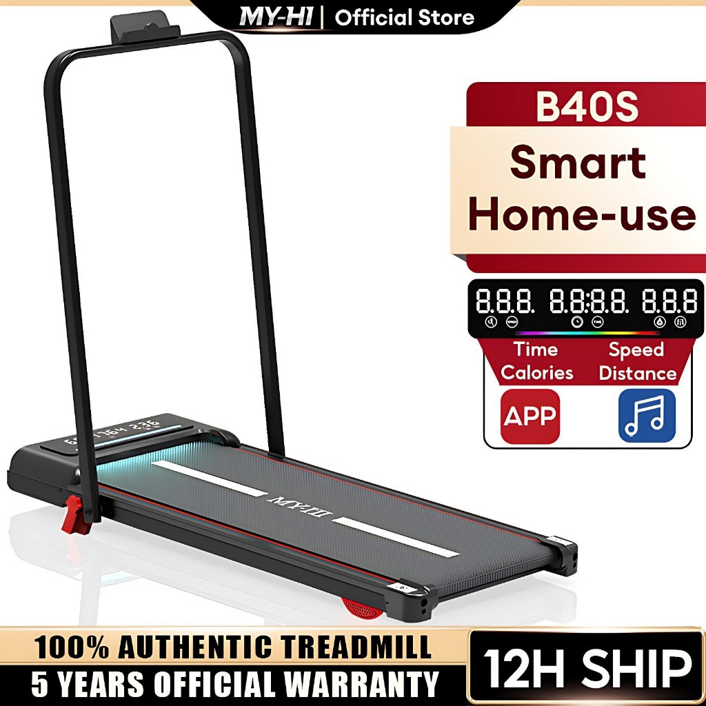 MY-HI B40 Walking pad foldable treadmill incline Home Indoor Multifunctional Gym Equipment smart