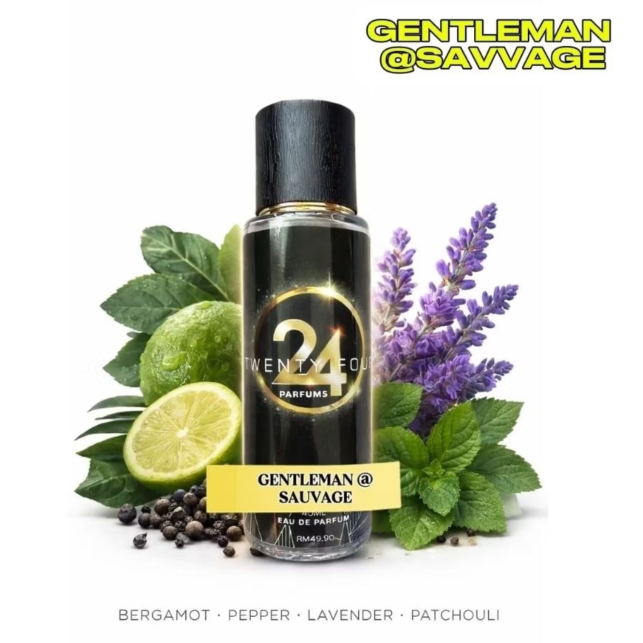 Long lasting 24 Parfums gentleman men Edp perfume made in france