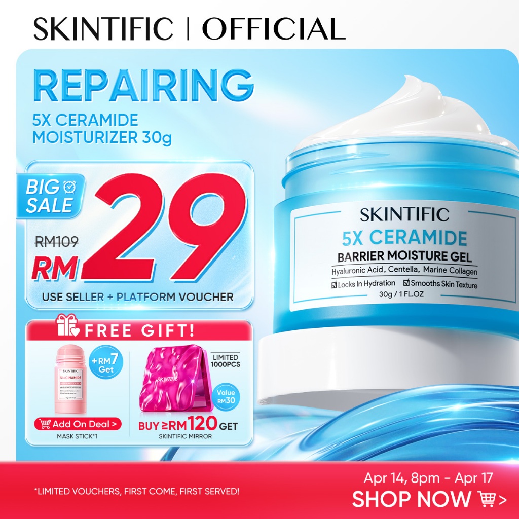 [NO.1]SKINTIFIC 5X Ceramide Barrier Repair Moisture Gel Hydrating Moisturizer Skincare Day Night Cream Centella Smooth