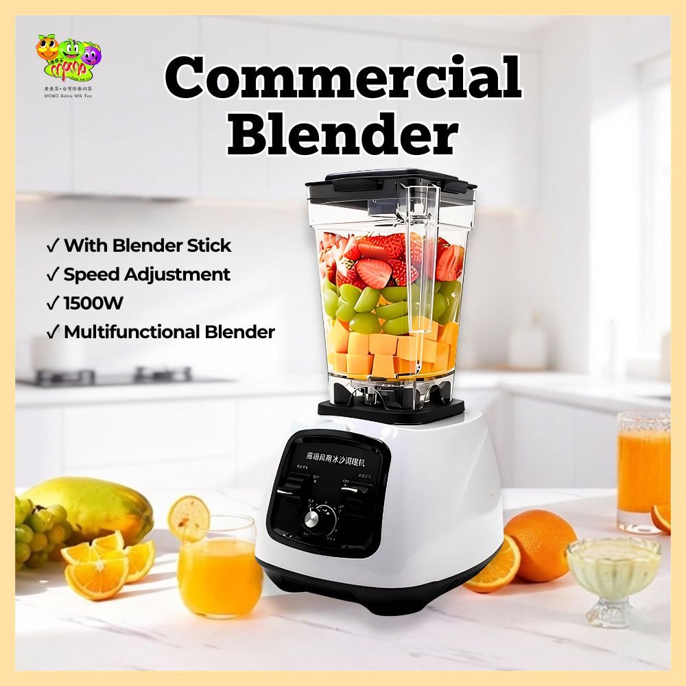 Ice Smoothies Blender Machine Juicer Food Processor Mesin Pengisar 1.5L Jug MSIA 3 Pin Plug 榨汁机