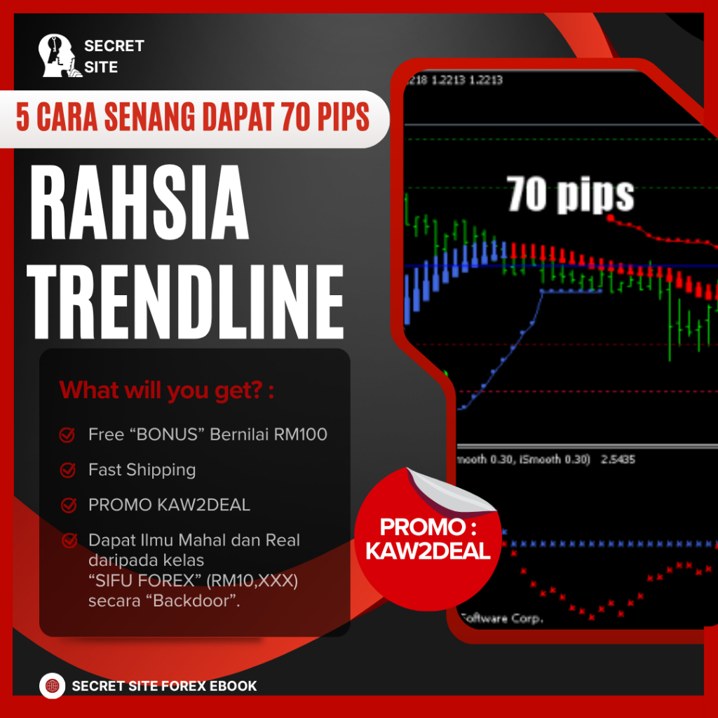 FOREX eBOOK [BM] || MURAH || LEGIT || PROVEN - RAHSIA TRENDLINE DENGAN 5 CARA SENANG