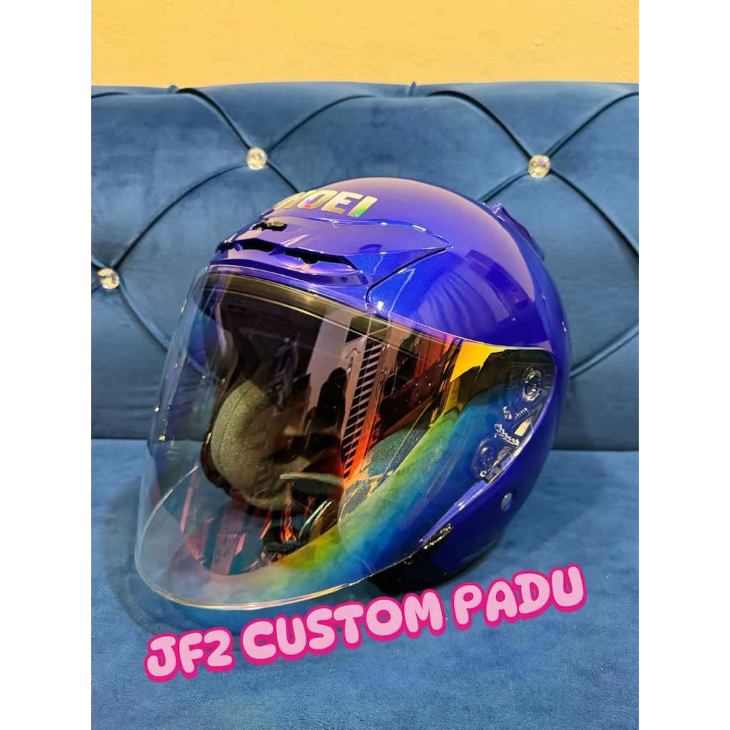 JOM SUPPORT KEDAI ISLAM..SHOEI JFORCE2 JF2 PREMIUM CUSTOM TERPADU..SIAP VISOR RENBO..CIKGU RAFF PROSHOP..READY STO