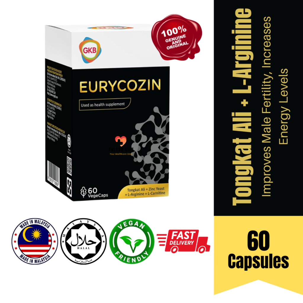 GKB Eurycozin (60s) | Tongkat Ali Zinc Supplement Testosterone Booster Men Supplement Multivitamin