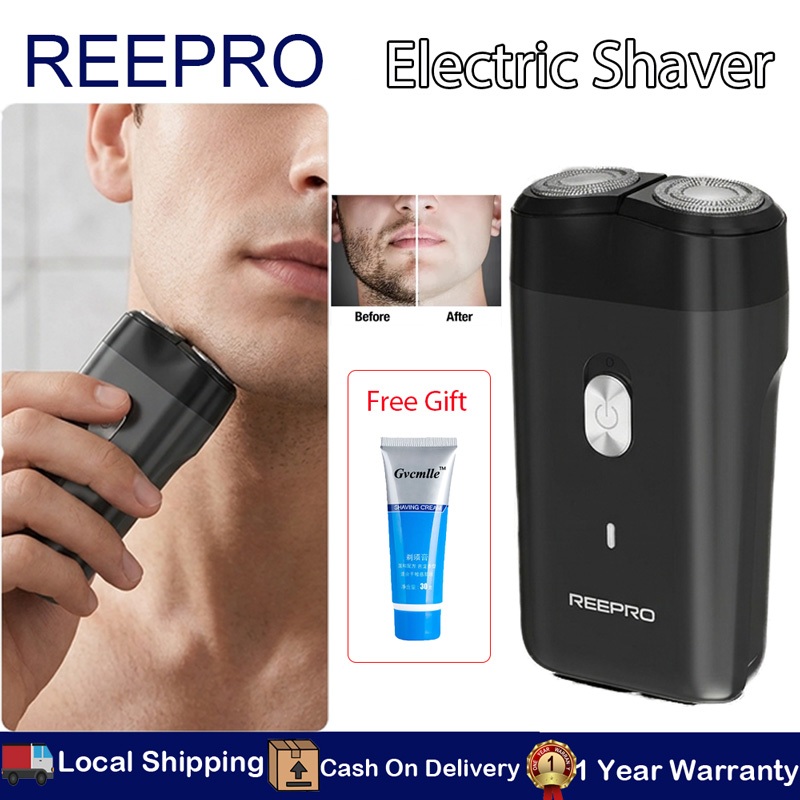 REEPRO RS201 Mesin Cukur Janggut Pencukur Elektrik Electric Shaver 2D Shaver Heads Portable Shaver Machine Shaver Man剃须刀