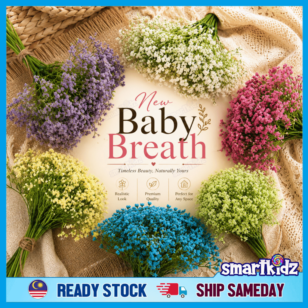 [1 Pcs] New Baby's Breath for Hand Bouquet | 1 batang Baby's Breath | Decoration Flowers for Wedding- smartkidz