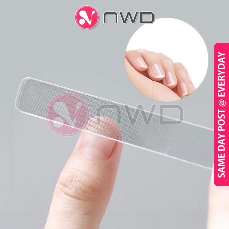 《 + 》Nano Glass Nail File Polish Buffer Shiner Manicure Tool Pengilat Kuku 玻璃指甲锉 NWD