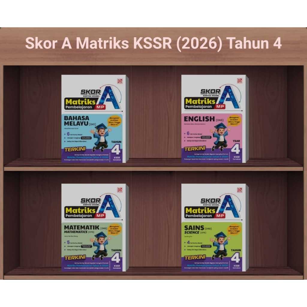 [Bukulah] Skor A Kertas Model Matriks Pembelajaran Tahun 4 (2026)- Pelangi