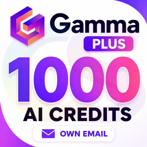 Gamma AI Plus Premium Account | 1000 AI Credits | Own Email | Gamma AI Plus Upgrade