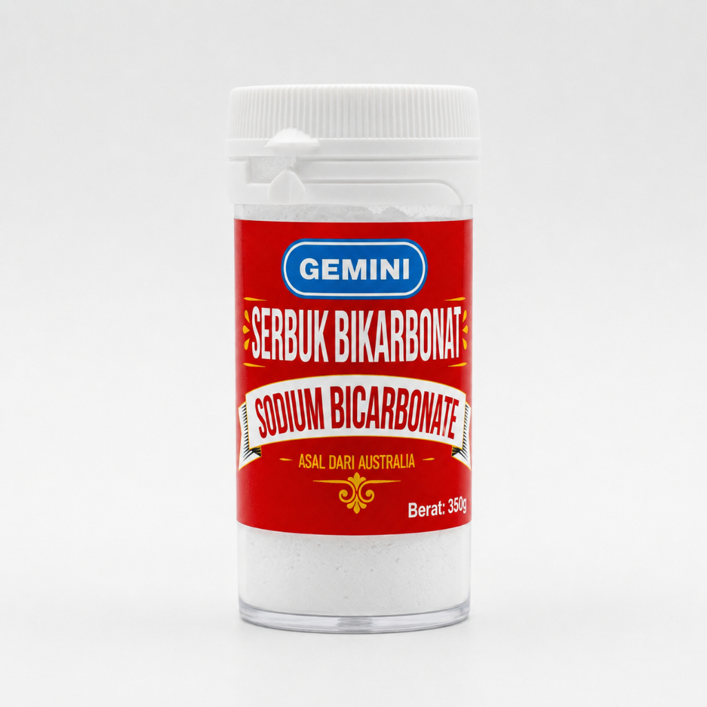 GEMINI BAKING SODA 35g/Soda Penaik 35g/Premium/Serbuk Penaik/Serbaguna/Baking/Mudah Guna/Kek/Biskut